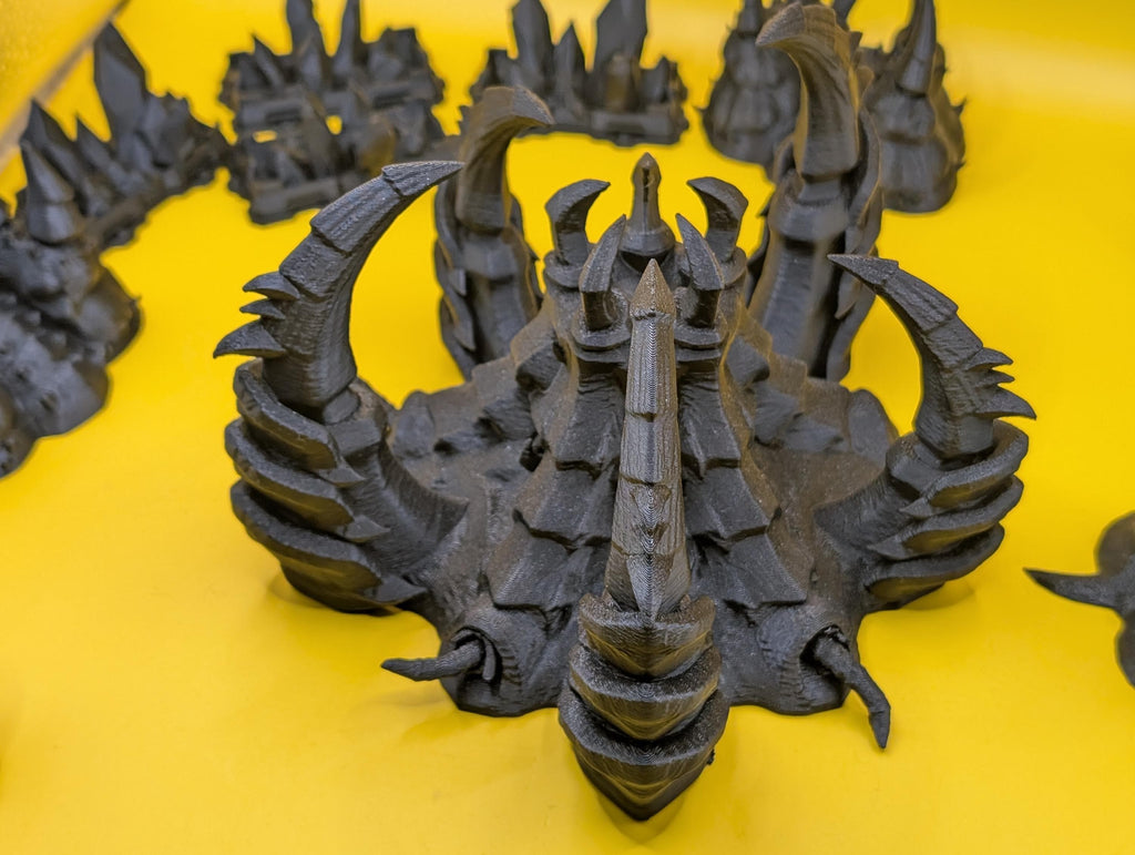 Zerg Jumbo Base - Unpainted - FDM Printed Table Top Terrain for Starcraft TMG