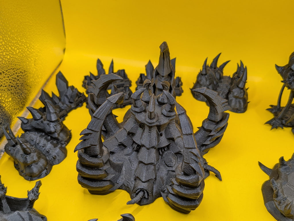 Zerg Jumbo Base - Unpainted - FDM Printed Table Top Terrain for Starcraft TMG