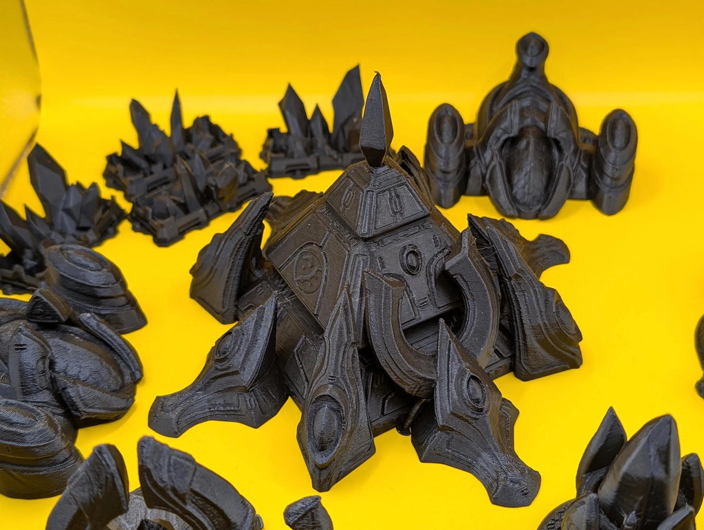 Protoss Jumbo Base - Unpainted - FDM Printed Table Top Terrain for Starcraft TMG