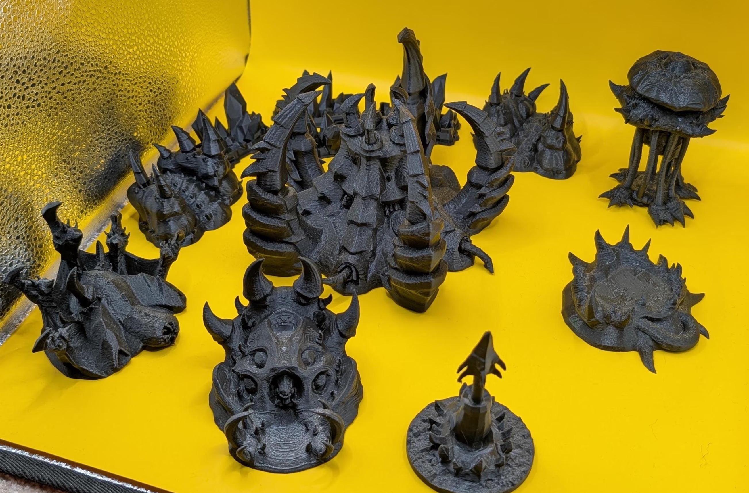 Zerg Jumbo Base - Unpainted - FDM Printed Table Top Terrain for Starcraft TMG