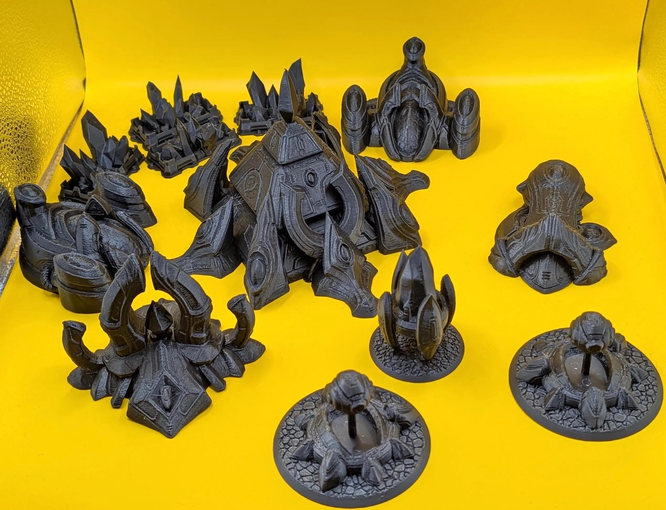 Protoss Jumbo Base - Unpainted - FDM Printed Table Top Terrain for Starcraft TMG