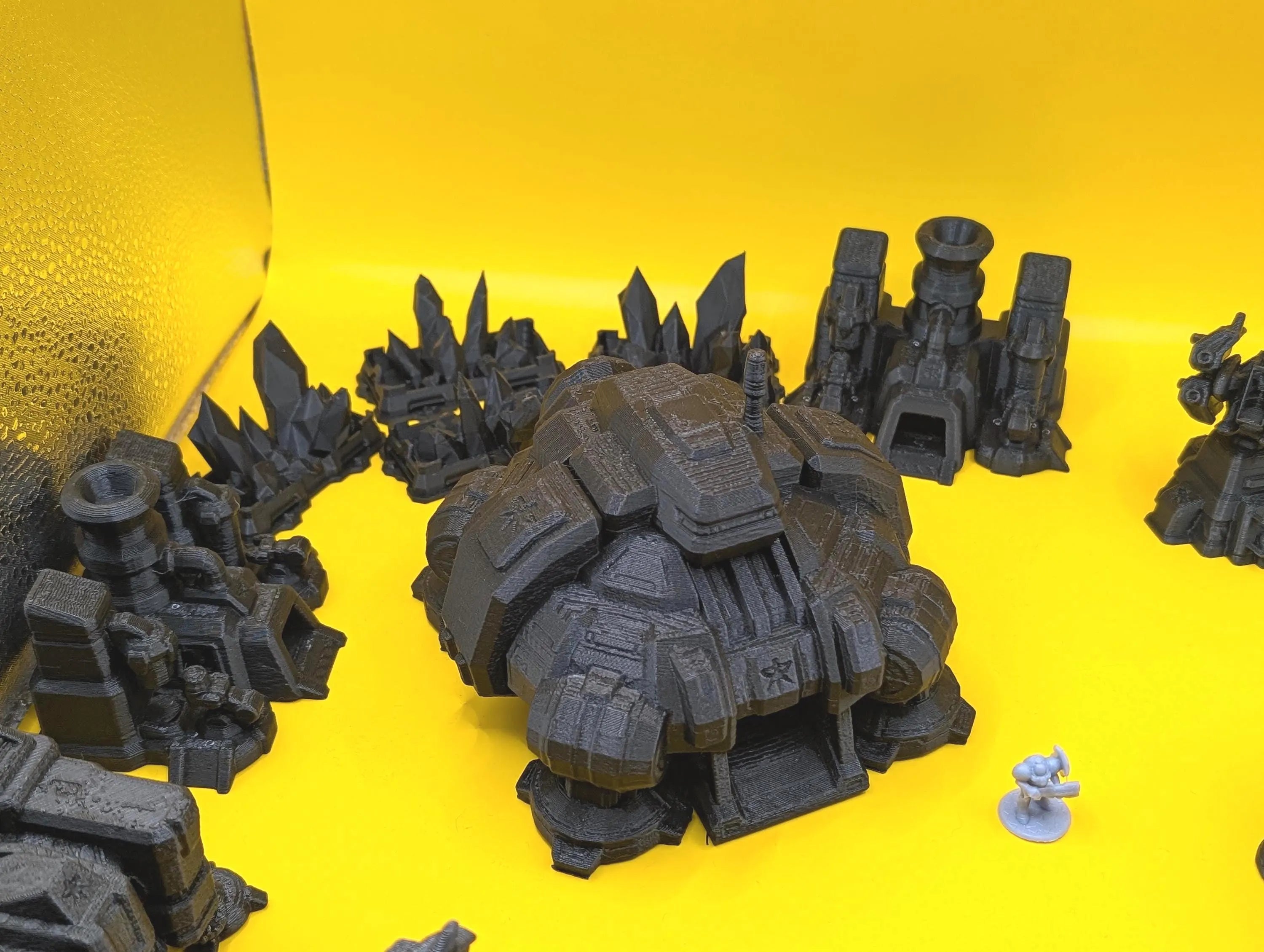 Terran Jumbo Base - Unpainted - FDM Printed Table Top Terrain for Starcraft TMG