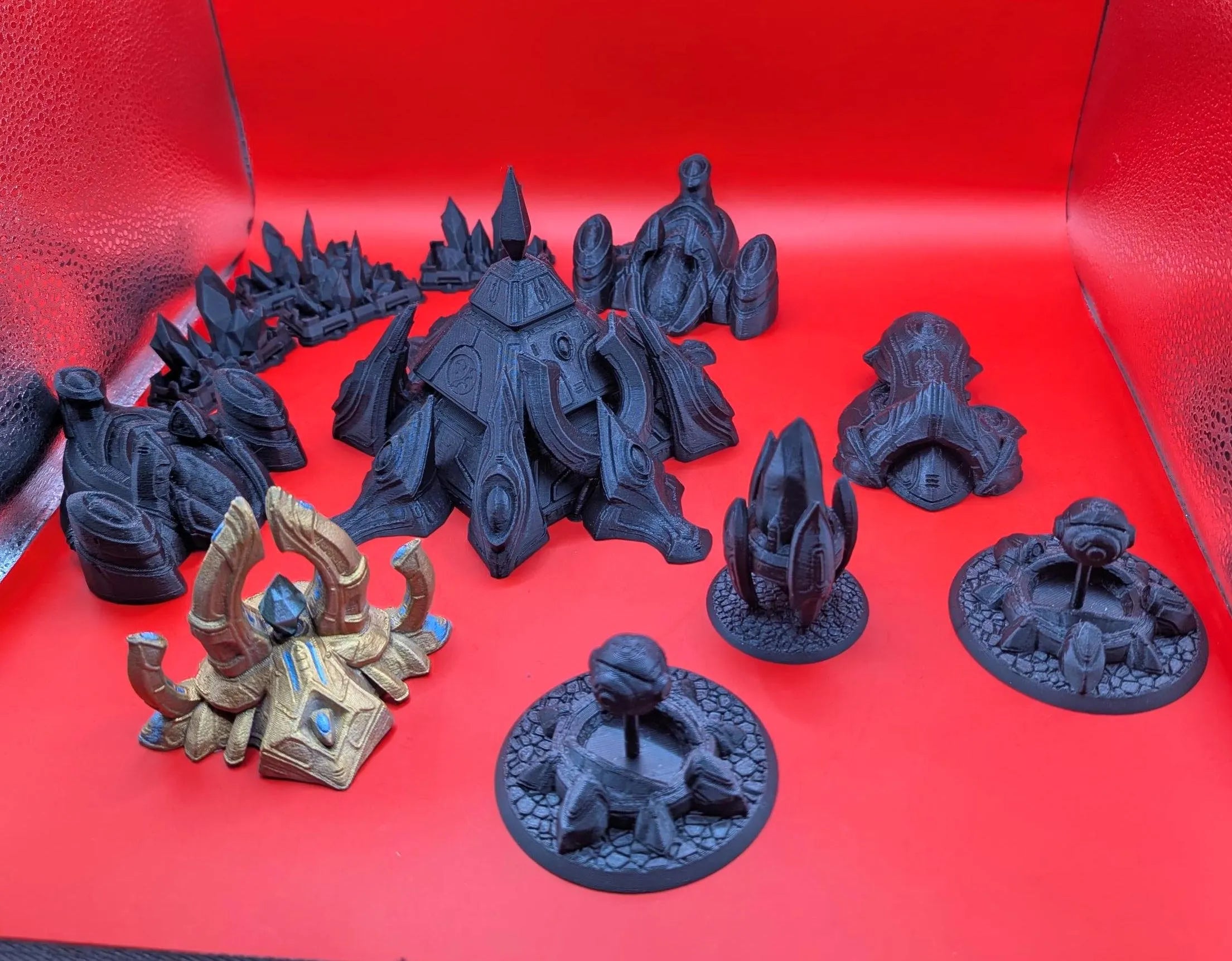 Protoss Jumbo Base - Unpainted - FDM Printed Table Top Terrain for Starcraft TMG