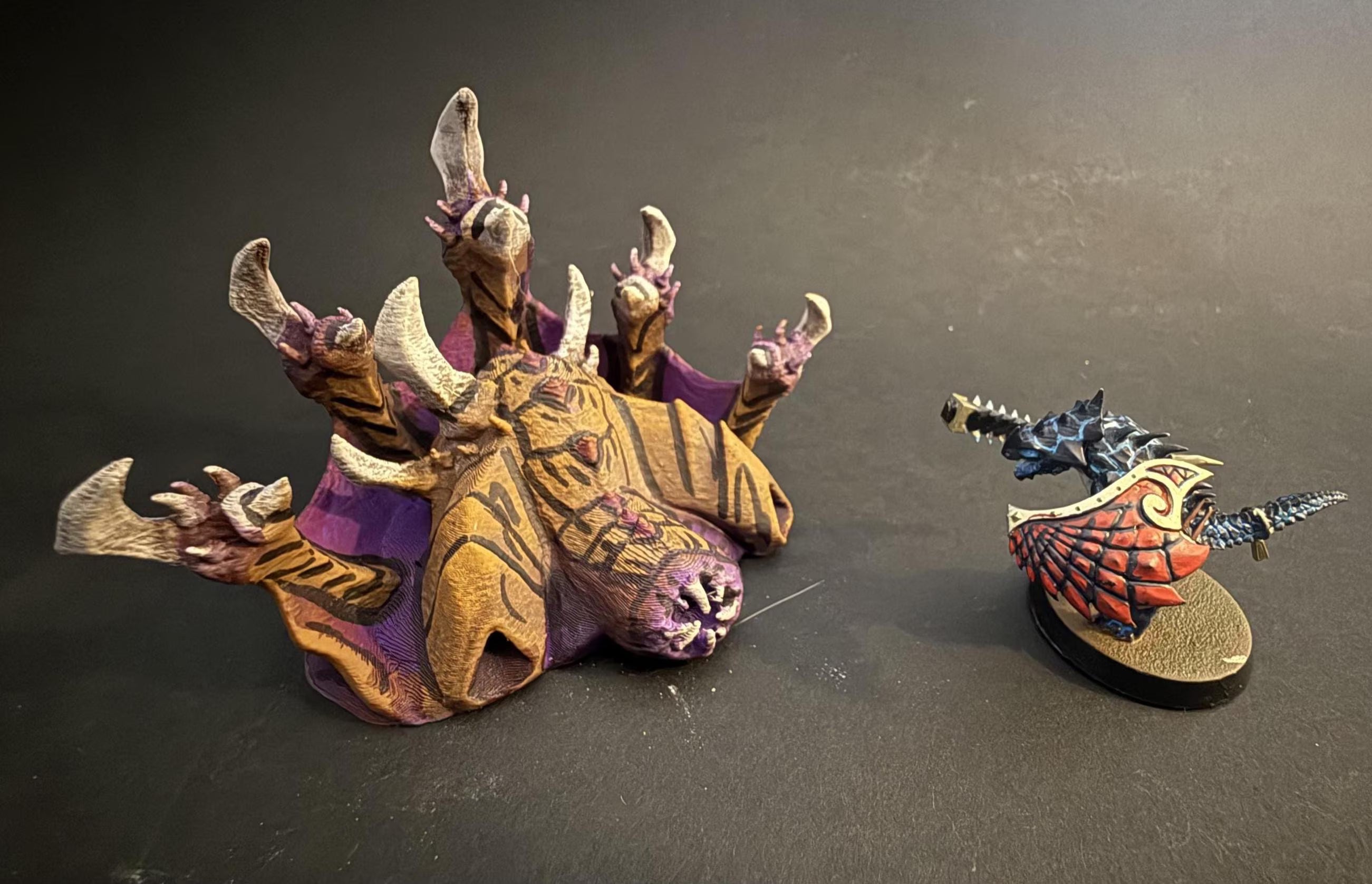Zerg Jumbo Base - Unpainted - FDM Printed Table Top Terrain for Starcraft TMG